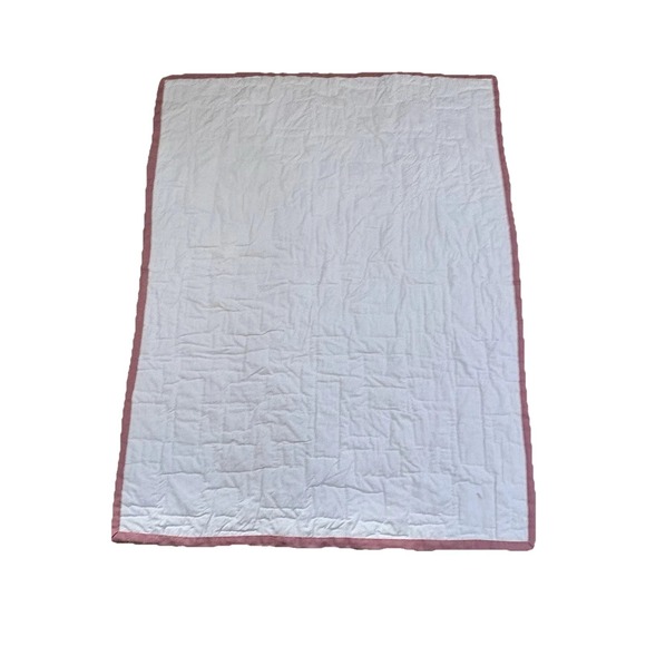 Handmade Quilt Crib Animal Alphabet Heart Star Nursery Wall Decor Patchwork Lap - Picture 2 of 6